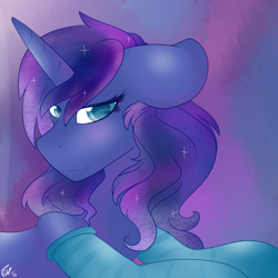 Size: 2000x2000 | Tagged: safe, artist:girorogirl, imported from derpibooru, princess luna, alicorn, pony, bedroom eyes, clothes, female, princess, smirk, socks, solo