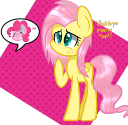 Size: 1638x1600 | Tagged: dead source, safe, artist:artypaints, imported from derpibooru, fluttershy, pinkie pie, earth pony, pegasus, pony, alternate hairstyle