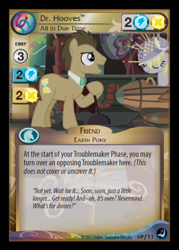 Size: 358x500 | Tagged: safe, imported from derpibooru, derpy hooves, doctor whooves, time turner, pony, ccg, enterplay, high magic, male, stallion