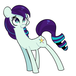 Size: 1280x1280 | Tagged: safe, artist:turtlefarminguy, imported from derpibooru, coloratura, earth pony, pony, the mane attraction, female, mare, rara, simple background, smiling, solo, white background