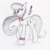 Size: 936x944 | Tagged: safe, artist:renamon729, imported from derpibooru, octavia melody, butterfly, pony, backwards cutie mark, bracelet, female, solo