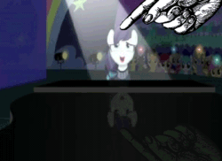 Size: 550x400 | Tagged: safe, artist:yipsy, edit, edited screencap, imported from derpibooru, screencap, caramel, cloud kicker, coloratura, lemon hearts, lightning bolt, mochaccino, ponet, rare find, roseluck, twinkleshine, white lightning, pegasus, pony, the mane attraction, animated, boop, boop edit, bronybait, cute, female, hand, head rub, mare, petting, rara, rarabetes, wat
