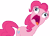 Size: 9800x7000 | Tagged: safe, artist:tardifice, imported from derpibooru, pinkie pie, too many pinkie pies, absurd resolution, derp, faic, female, gasp, pinkie frogmouth, simple background, solo, transparent background, vector