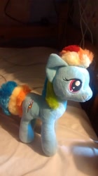 Size: 1456x2592 | Tagged: safe, imported from derpibooru, rainbow dash, irl, photo, plushie, solo, wingless