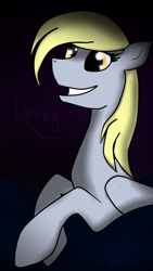 Size: 480x853 | Tagged: safe, artist:pinkamenascratch, imported from derpibooru, derpy hooves, pegasus, pony, female, mare, solo