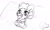 Size: 1001x595 | Tagged: safe, artist:sverre93, imported from derpibooru, applejack, baby, babyjack, cute, diaper, drool, female, foal, jackabetes, looking at you, monochrome, on back, smiling, solo, sverre is trying to murder us