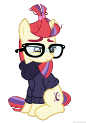 Size: 6589x9411 | Tagged: safe, artist:an-m, imported from derpibooru, moondancer, pony, unicorn, the cutie re-mark, absurd resolution, clothes, cute, dancerbetes, female, simple background, solo, sweater, transparent background, vector