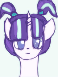 Size: 768x1024 | Tagged: safe, artist:pinkiejay, imported from derpibooru, starlight glimmer, the cutie re-mark, female, filly, solo, younger