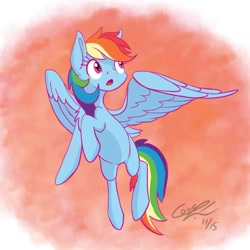 Size: 800x800 | Tagged: safe, artist:couchcrusader, imported from derpibooru, rainbow dash, solo