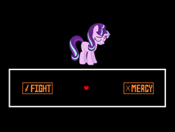 Size: 640x480 | Tagged: safe, artist:luckreza8, imported from derpibooru, starlight glimmer, the cutie re-mark, debate in the comments, eyes closed, frown, gritted teeth, sad, sad face, sadlight glimmer, undertale