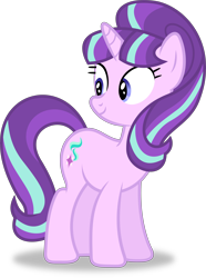 Size: 7965x10707 | Tagged: safe, artist:8-notes, imported from derpibooru, starlight glimmer, pony, unicorn, the cutie re-mark, .svg available, absurd resolution, cute, female, glimmerbetes, happy, mare, ponyscape, s5 starlight, simple background, smiling, solo, transparent background, vector, when she smiles