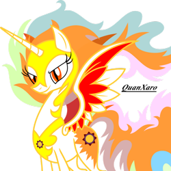 Size: 800x800 | Tagged: safe, artist:quanxaro, imported from derpibooru, nightmare star, princess celestia, pony, female, mare, simple background, solo, transparent background, vector