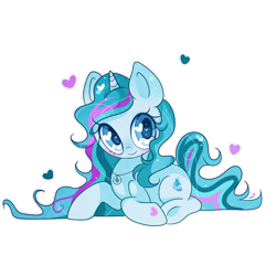 Size: 1000x1000 | Tagged: safe, artist:ipun, imported from derpibooru, oc, oc only, oc:crystal cascade, pony, unicorn, blushing, female, heart, heart eyes, jewelry, looking at you, mare, necklace, simple background, smiling, solo, transparent background, wingding eyes