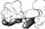 Size: 570x364 | Tagged: safe, artist:whale, imported from derpibooru, pinkie pie, explicit source, female, fireproof boots, grayscale, monochrome, sleeping, solo