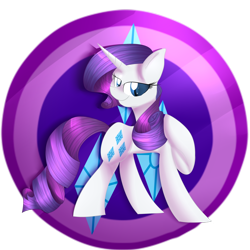 Size: 1024x1024 | Tagged: safe, artist:catavenger, imported from derpibooru, rarity, button, female, solo