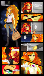 Size: 1127x1920 | Tagged: safe, artist:silvertrash, imported from derpibooru, adagio dazzle, sunset shimmer, equestria girls, comic, fanfic art, female, i wanna be your pony, imminent sex, lesbian, shipping, sunsagio