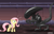 Size: 1000x647 | Tagged: safe, artist:empyu, imported from derpibooru, fluttershy, pegasus, pony, xenomorph, alien (franchise), crossover, duo, the stare