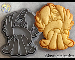 Size: 1000x800 | Tagged: safe, artist:crimson-mane, imported from derpibooru, derpy hooves, pegasus, pony, 3d print, cookie, cookie cutter, female, mare, photo