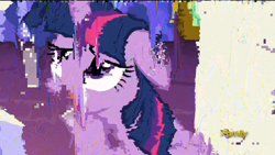 Size: 1920x1080 | Tagged: safe, imported from derpibooru, screencap, twilight sparkle, alicorn, pony, what about discord?, distorted, error, female, glitch, mare, twilight sparkle (alicorn)