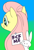 Size: 625x920 | Tagged: safe, artist:andypriceart, artist:ced75, imported from derpibooru, angel bunny, fluttershy, angel is a bunny bastard, bust, colored, duo, kick me, pure unfiltered evil, this will end in tears, thumbs up