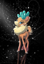 Size: 683x1000 | Tagged: safe, artist:faunacreations, imported from derpibooru, velvet reindeer, deer, reindeer, them's fightin' herds, community related, female, solo, velvet (tfh)