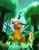 Size: 3000x3858 | Tagged: safe, artist:discorded, imported from derpibooru, applejack, queen chrysalis, changeling, changeling queen, the cutie re-mark, alternate timeline, army, character to character, chrysalis resistance timeline, disguise, disguised changeling, fake applejack, fangs, female, forest, freckles, green eyes, horn, scene interpretation, solo, transformation