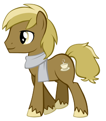 Size: 2943x3360 | Tagged: safe, artist:petraea, imported from derpibooru, oc, oc only, earth pony, pony, clothes, male, scarf, simple background, solo, stallion, transparent background, vector