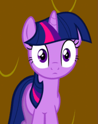 Size: 411x518 | Tagged: safe, imported from derpibooru, screencap, twilight sparkle, feeling pinkie keen, animated, blinking, female