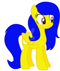Size: 1024x1215 | Tagged: safe, artist:luluflaire, imported from derpibooru, oc, oc only, oc:cloud spark, pegasus, pony, female, mare, solo, watermark
