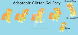 Size: 1024x470 | Tagged: safe, artist:brillonsloup, artist:selenaede, imported from derpibooru, oc, oc only, female, filly, reference sheet, solo, watermark