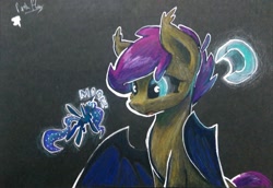 Size: 2202x1517 | Tagged: safe, artist:darkflame75, imported from derpibooru, princess luna, scootaloo, scootabat, student of the night