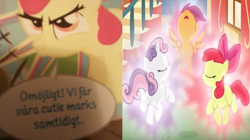 Size: 5000x2800 | Tagged: safe, imported from derpibooru, screencap, apple bloom, scootaloo, sweetie belle, crusaders of the lost mark, cutie mark crusaders, swedish