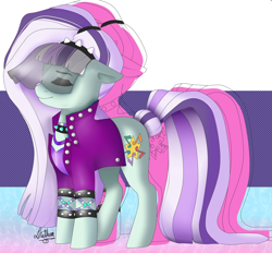 Size: 1024x951 | Tagged: safe, artist:sofilut, imported from derpibooru, coloratura, countess coloratura, eyes closed, female, solo