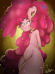 Size: 800x1067 | Tagged: safe, artist:failprofile, imported from derpibooru, pinkie pie, anthro, female, solo