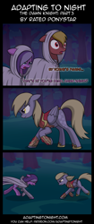 Size: 850x2020 | Tagged: safe, artist:terminuslucis, imported from derpibooru, derpy hooves, pegasus, pony, undead, vampire, vampony, comic:adapting to night, comic:adapting to night: the dawn knight, comic, cult, female, mare, red eyes