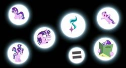 Size: 1024x552 | Tagged: safe, artist:tba020102tba, imported from derpibooru, starlight glimmer, the cutie re-mark, equal cutie mark, ragelight glimmer, starlight says bravo