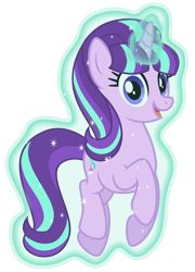 Size: 6461x8998 | Tagged: safe, artist:osipush, imported from derpibooru, starlight glimmer, the cutie re-mark, absurd resolution, female, happy, horn, inkscape, levitation, magic, open mouth, s5 starlight, self-levitation, simple background, solo, telekinesis, transparent background, vector