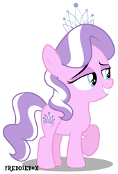 Size: 2041x3000 | Tagged: safe, artist:brony-works, imported from derpibooru, diamond tiara, female, simple background, solo, transparent background, vector