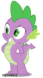 Size: 1677x3000 | Tagged: safe, artist:brony-works, imported from derpibooru, spike, dragon, eyes open, solo, standing