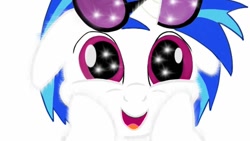 Size: 960x540 | Tagged: safe, imported from derpibooru, dj pon-3, vinyl scratch, female, male, solo, straight