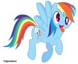 Size: 3649x3000 | Tagged: safe, artist:brony-works, imported from derpibooru, rainbow dash, female, silly face, solo