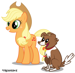 Size: 3065x3000 | Tagged: safe, artist:brony-works, imported from derpibooru, applejack, winona