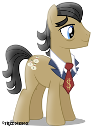 Size: 2183x3000 | Tagged: safe, artist:brony-works, imported from derpibooru, filthy rich, male, simple background, solo, transparent background, vector