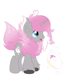 Size: 800x900 | Tagged: safe, artist:silverromance, imported from derpibooru, oc, oc only, oc:fluffle puff, hybrid, pony, unicorn, interspecies offspring, magical lesbian spawn, offspring, parent:oc:fluffle puff, parent:queen chrysalis, parents:canon x oc, parents:chrysipuff, simple background, solo, transparent background, unshorn fetlocks