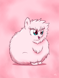 Size: 1024x1365 | Tagged: dead source, safe, artist:sycotei-b, imported from derpibooru, oc, oc only, oc:fluffle puff, cute, flufflebetes, ocbetes, sitting, solo