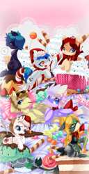 Size: 1280x2500 | Tagged: safe, artist:loyaldis, imported from derpibooru, oc, oc only, candy, candy cane, chocolate, cookie, cute, food, sweets