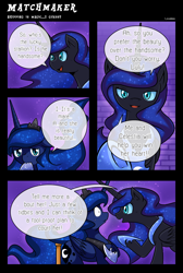 Size: 1500x2232 | Tagged: safe, artist:vavacung, imported from derpibooru, nightmare moon, princess luna, comic:to love alicorn, comic