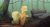 Size: 2500x1369 | Tagged: safe, artist:fuzzyfox11, imported from derpibooru, applejack, apple, female, food, forest, missing accessory, solo