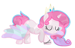 Size: 2672x1728 | Tagged: safe, artist:talentspark, imported from derpibooru, oc, oc only, oc:princess bubblegumy, alicorn, pony, tiara