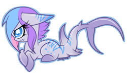 Size: 3444x2000 | Tagged: safe, artist:starlightlore, imported from derpibooru, oc, oc only, oc:nimune, original species, shark pony, simple background, solo, transparent background